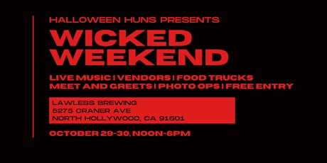 October 2022 Wicked Weekend tickets