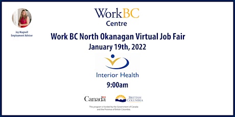 WorkBC North Okanagan January Virtual Job Fair tickets