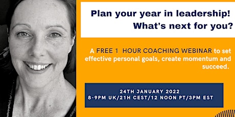 Plan your year in leadership!  What's next for you? tickets
