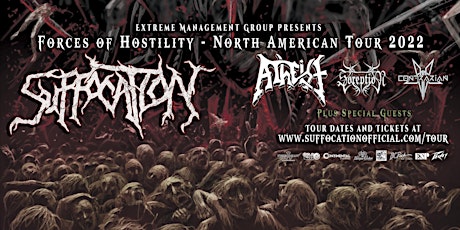 Suffocation - Forces Of Hostility Tour primary image
