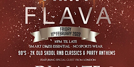 FLAVA - THE VALENTINES PARTY WITH DJ NATE tickets