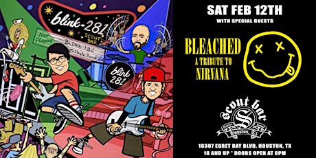 BLINK 281- a tribute to Blink 182 + BLEACHED- a tribute to Nirvana tickets