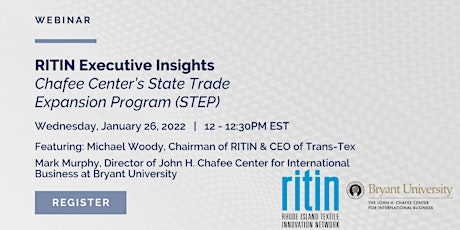 RITIN Executive Insights: Secure Funding with Chafee Center's STEP Program tickets