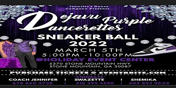 DejaVu Purple Dancerettes 1st Annual Sneaker Ball 2022