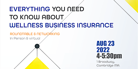 Everything you need to know about Wellness Business Insurance tickets