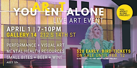 You Aren't Alone Live Art Event tickets