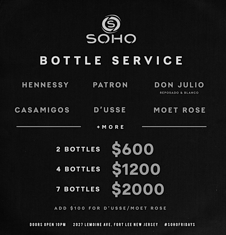 Come Party With Us @ Soho Fridays! The New Exclusive Nightlife Experience image