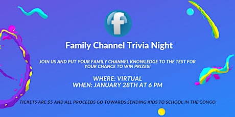 Family/Disney Channel Trivia Night tickets