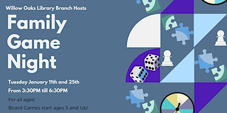 Family Game Night - Willow Oaks Branch Library tickets