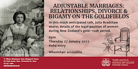 Talking History: Adjustable Marriages on the Goldfields tickets
