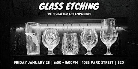 Glass Etching Craft Workshop tickets