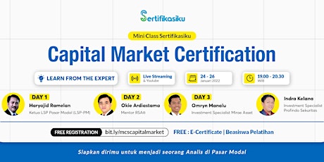 Mini Class Sertifikasiku : Capital Market Certification tickets
