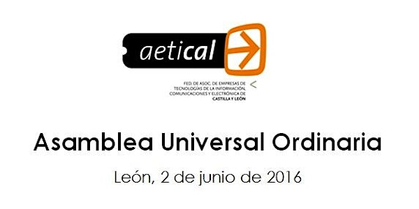 Asamblea Universal Ordinaria de AETICAL