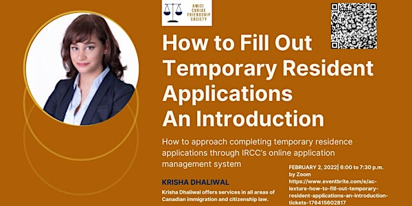 AC LEXture: How to Fill Out Temporary Resident Applications An Introduction