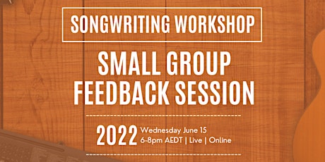 Small Group Song Feedback Session