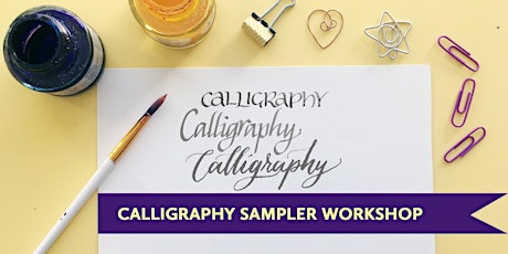 Beginner Calligraphy Sampler Overview & Mindful Lettering tickets