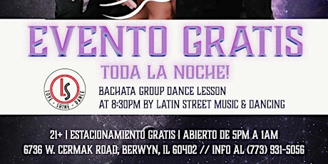 FREE Bachata Dancing Group Lesson + GRUPO BACHATEAME Live tickets
