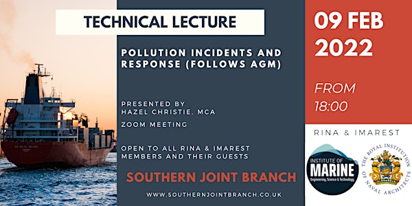 Pollution Incidents and Response (follows AGM)