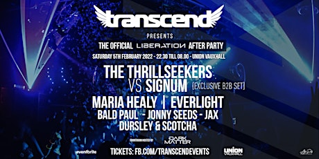 Transcend & Dark Matter pres. The Liberation Afterparty tickets