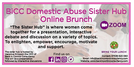 DOMESTIC ABUSE SISTER HUB ONLINE BRUNCH tickets