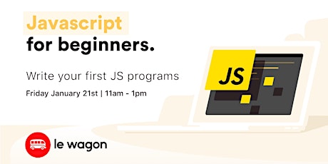 JavaScript for beginners biglietti