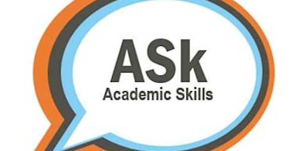 Academic Skills Webinar: Academic Presentations
