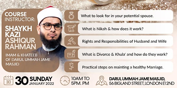 Marriage Seminar by Darul Ummah