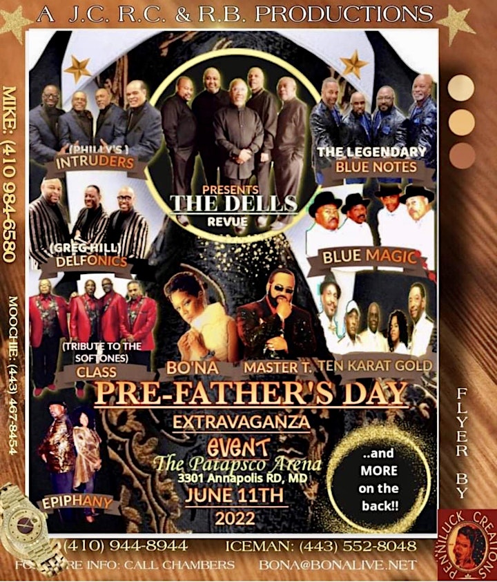 
		JC Productions Presents  A PRE-FATHERS DAY CONCERT image
