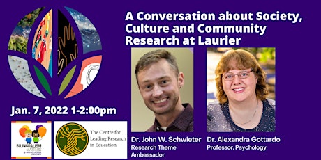A Conversation about Society, Culture & Community Research at Laurier tickets