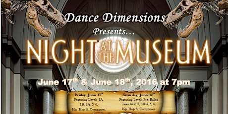 Dance Dimensions presents "Night at the Museum" primary image