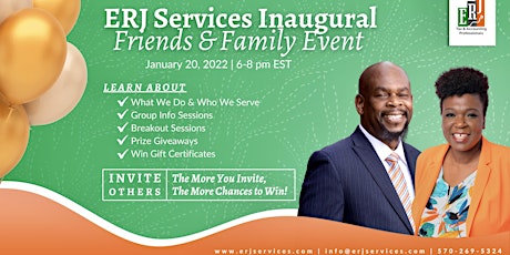 ERJ Services Inaugural  Friends & Family Event tickets