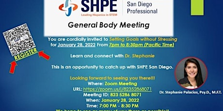 SHPE San Diego Professional GBM (1/28/2022)