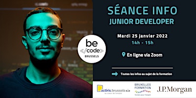 BeCode Bruxelles – Séance info – Junior Developer (-25)