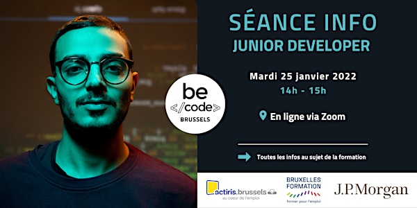 BeCode Bruxelles - Séance info - Junior Developer (-25)