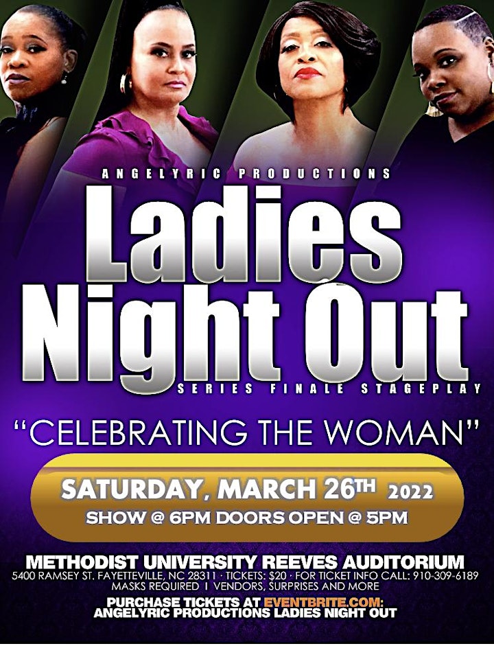 
		Angelyric Productions presents "Ladies  Night Out" Finale Stage Play image
