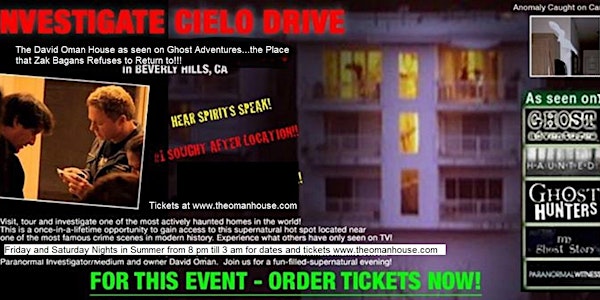 #TheOmanHouse Ghost Investigation/Tour Saturday June 11th 2016