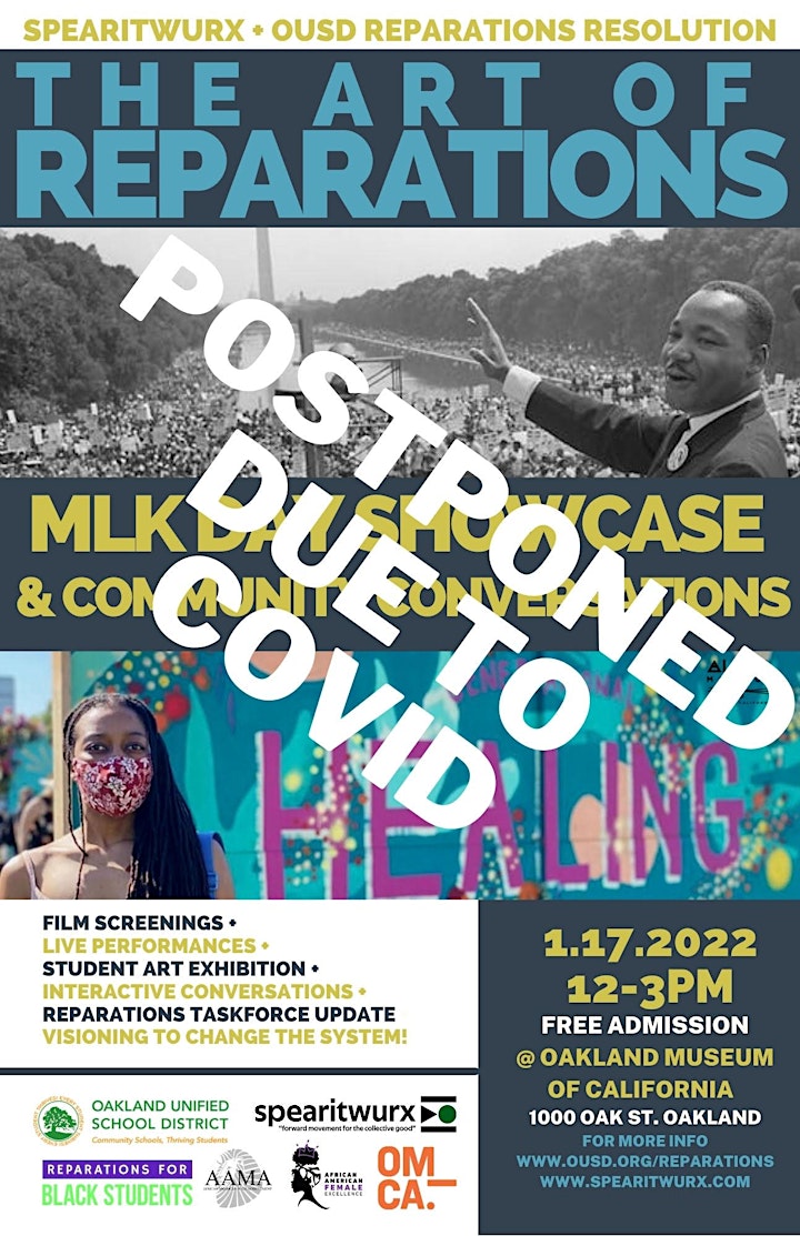 Art of Reparations MLK Day Showcase image