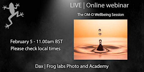 The OM-D Wellbeing Session! tickets