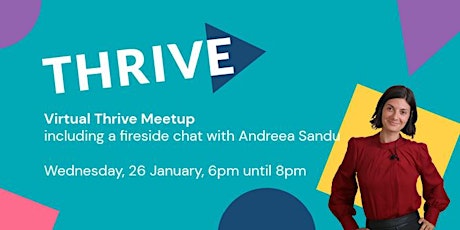 Virtual Thrive Meetup for Female Founders and Women in Business Tickets