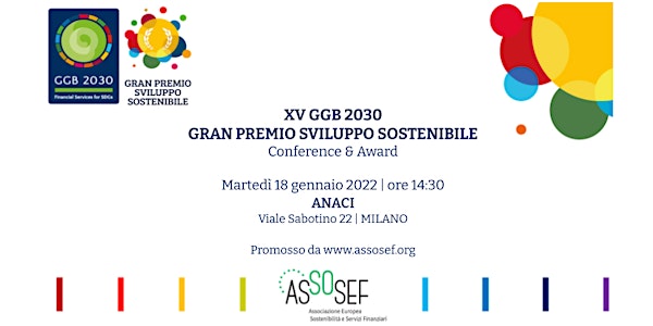 XV GGB 2030-Financial Services for SDGs|Gran Premio Sviluppo Sostenibile