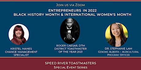 Speed River Toastmasters Special Event Series