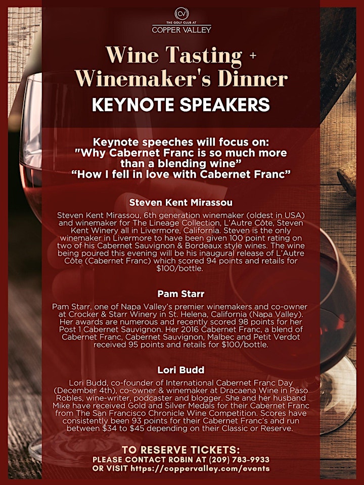 
		Wine Tasting and Wine Maker's Dinner image
