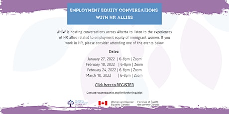 Employment Equity conversations with HR allies tickets