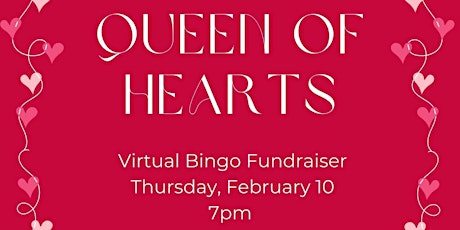 Queen of Hearts Virtual Bingo tickets