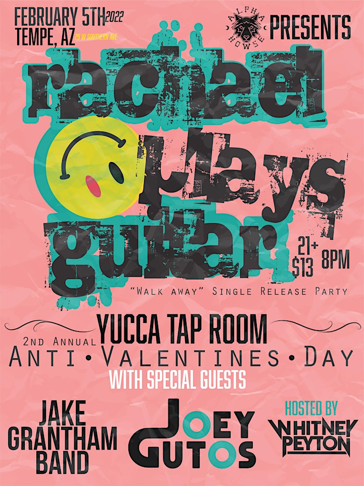 
		Anti Valentines Day Show with Rachael Plays Guitar with Special Guests image
