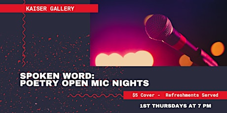 Copy of Spoken Word: Poetry Open Mic Night tickets