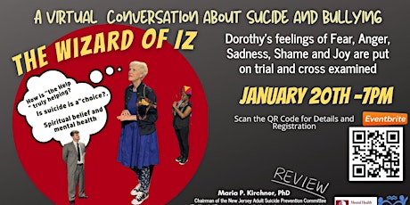 THE WIZARD OF IZ: A Virtual Conversation About Suicide and Bullying tickets