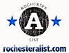 Logotipo da organização Rochester A-List