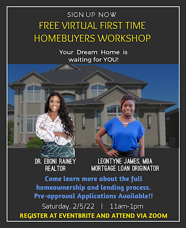 
		Free Virtual First Time Home Buyers Workshop image
