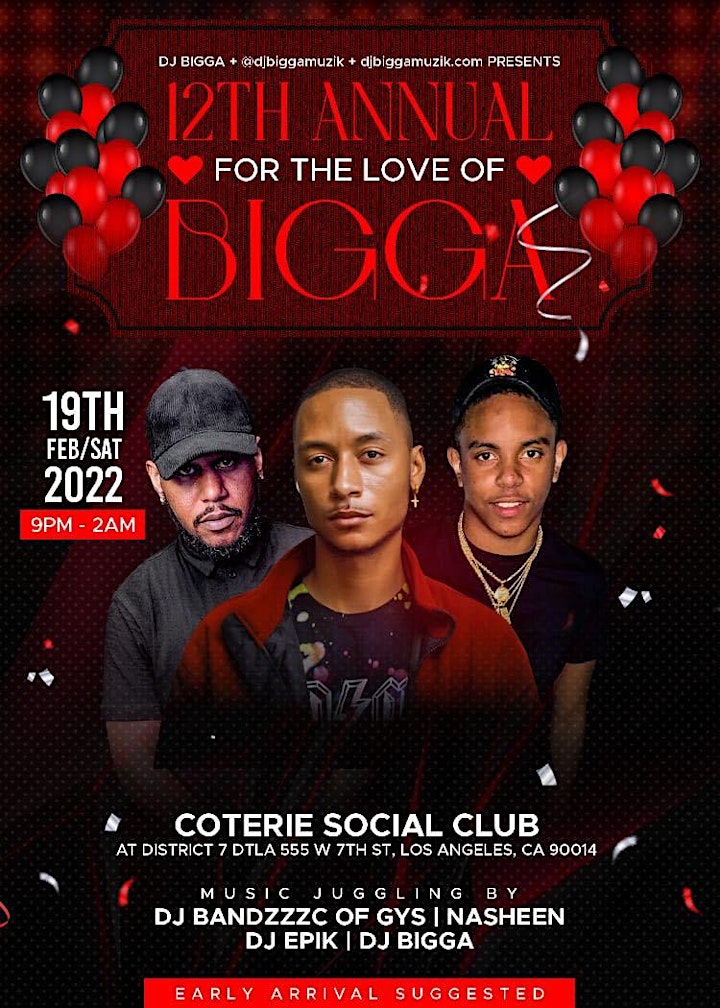 The 12th Annual For The Love Of Bigga image
